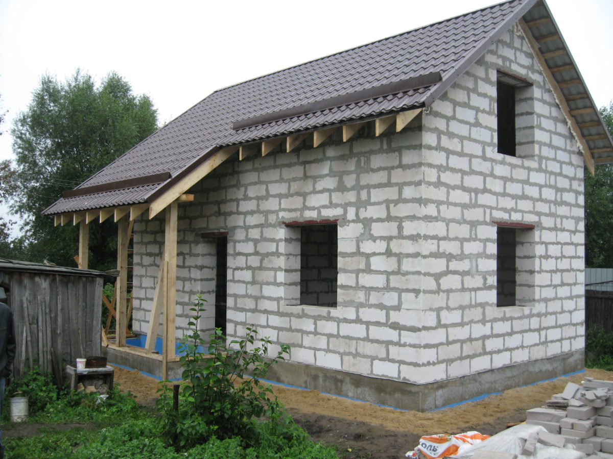 Построить дом из пеноблока